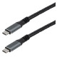 Transmedia USB C 3.2 cable with E-Marker chip, 3m