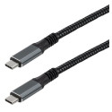 Transmedia USB C 3.2 cable with E-Marker chip, 2m