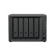 Synology DS1525+ DiskStation 5-bay All-in-1 NAS server, AMD Ryzen V1500B, Memory: 8 GB, LAN:2x 2.5GbE, 2x USB 3.2 Gen1, 2x US