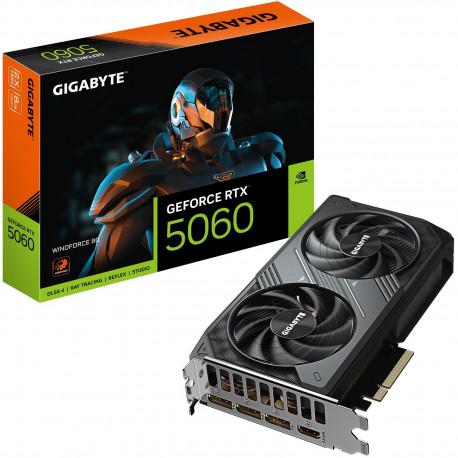 Gigabyte GeForce RTX 5060 Windforce 8GB GDDR7, 8GB GDDR7/128-bit, PCIe 5.0x16, HDMI/3×DP