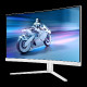 Philips 27" 27M2C5501/00 QHD (2560x1440) VA curved, 16:9, 300 cd/m2, 5000:1, 180 Hz, 0,5 ms, HDMIx2, DP, HAS