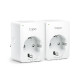 TP-Link Tapo P100-2 WiFi Smart Plug (2 pack) 2.4GHz, 802.11b/g/n, BT4.2, Tapo app, Wi-Fi kontrola, Timer/Schedule postavke, G