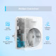 TP-Link Tapo P100-2 WiFi Smart Plug (2 pack) 2.4GHz, 802.11b/g/n, BT4.2, Tapo app, Wi-Fi kontrola, Timer/Schedule postavke, G
