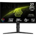 Monitor MSI MAG 275CQRF QD E2 / 27" / WQHD / Rapid VA / 180Hz / 0.5ms (GtG) / curved / black - adjustable stand - PD 15W