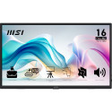 Monitor MSI PRO MP165 E6 / 15.6" / FHD / IPS / 60Hz / 4ms (GtG) / portable / black - PD 15W