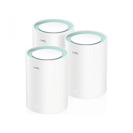 Mesh sistem CUDY M1500 (3-Pack), AX1500 Gigabit Wi-Fi 6