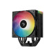 Hladilnik za procesor DeepCool AG500 BK ARGB V2, 120mm, črn