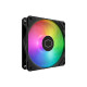Ventilator za ohišje Cooler Master SickleFlow Edge 120 ARGB PWM 120mm, komplet 3 kom, črn