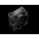 Hladilnik za procesor DeepCool AK400 Zero Dark, 120mm, 220W TDP, črn