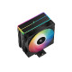 Hladilnik za procesor DeepCool AG400 BK ARGB V2, 120mm, črn