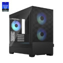 Fractal Design Pop Mini Air RGB Black TG Clear, FD-C-POR1M-06