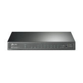 TP-Link 10-port Gigabit PoE+ Smart preklopnik (Switch), 8×10/100/1000M RJ45 ports + 2×SFP ports, metalno kućište (61W)