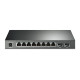 TP-Link 10-port Gigabit PoE+ Smart preklopnik (Switch), 8×10/100/1000M RJ45 ports + 2×SFP ports, metalno kućište (61W)