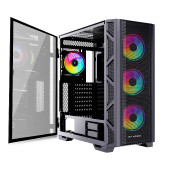 Bit Force GIANT ARGB-TMC4 Gaming E-ATX, Full-Tower kućište bez napajanja, crno