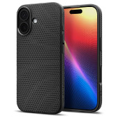 Spigen Liquid Air, matte black - iPhone 17