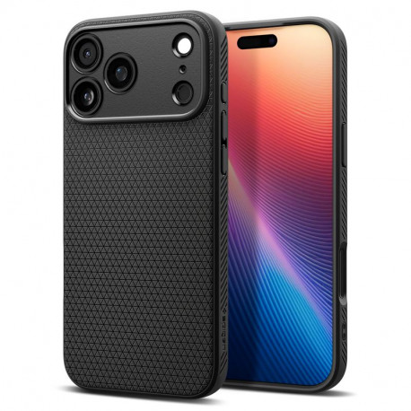 Spigen Liquid Air, matte black - iPhone 17 Pro
