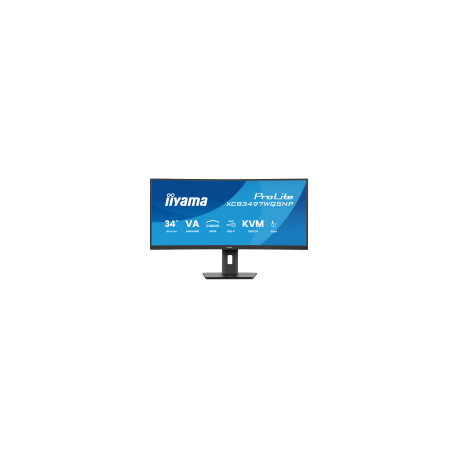 34" UW Curved VA-panel, 3440x1440-120Hz, 350cdm, 0,4ms MPRT, Speakers,USB-C Dock (LAN/KVM/95W PD),Di