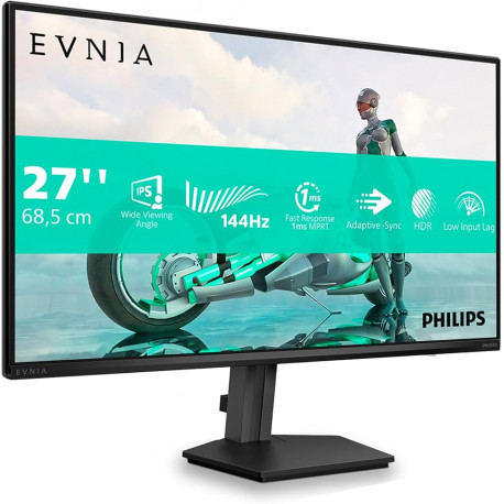 Philips 27M2N3200NF 27" FHD Gaming Monitor, 144Hz Fast IPS, 1920x1080, 0.5ms MBR / 1ms GtG, Adaptive