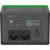 Schneider OffGrid Portable Power Station 330, 332Wh Lithium-ion, 2 Schuko, Sinewave