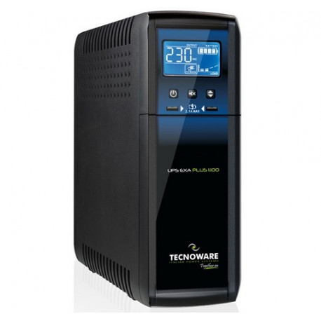 UPS EXA PLUS 1100 Uninterruptible Power Supply EXA PLUS 1100, Power 1100 VA, Designed for Game PC and Console, High Silence,