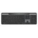 Tipkovnica Logitech K980 Signature Slim Solar+, Wireless, grafitna, SLO g.