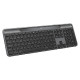 Tipkovnica Logitech K980 Signature Slim Solar+, Wireless, grafitna, SLO g.