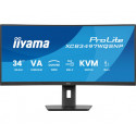 IIYAMA 34" XCB3497WQSNP-B1 UWQHD (3440×1440) curved VA, 21:9,350 cd/m2, 3000:1, HDMI x2, DP,  USB-C dock, RJ45, KVM switch, H