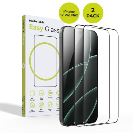 Mobile Origin EasyGlass zaštitno staklo iPhone 17 Pro Max, 2 pack