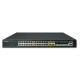PLANET Layer 3 24-Port 10/100/1000T 802.3at PoE with 4-port shared 100/1000X SFP + 4-Port 10G SFP+ Stackable Managed Gigabit