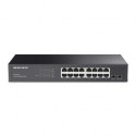 Mercusys 16-Port Gigabit Desktop preklopnik (Switch) 16×10/100/1000Mbps, Plug & Play, Auto-Negotiation, Auto-MDI/MDIX, metaln