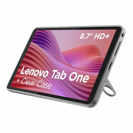 Tablet Lenovo Tab One 4GB RAM 128GB WiFi with Clear Case - Grey