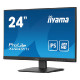 IIYAMA 24" XU2491H-B1 FHD (1920x1080) IPS 16:9, 100Hz, 300cd/m2, 1300:1, 0.5ms, HDMI, DP, tilt