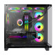 BIT FORCE Mid Tower ARGB Gaming PC kućište CUBE ARGB-TGC-PWM4