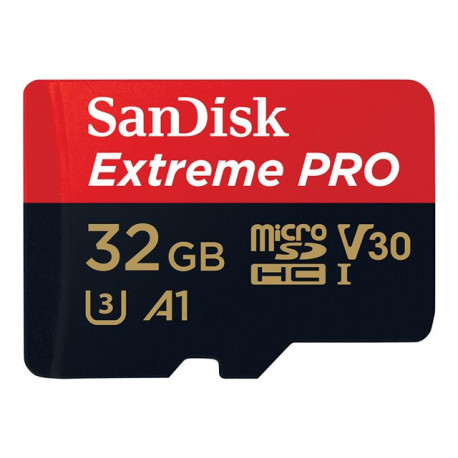 SANDISK Extreme PRO microSDHC 32GB + AD