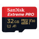 SANDISK Extreme PRO microSDHC 32GB + AD