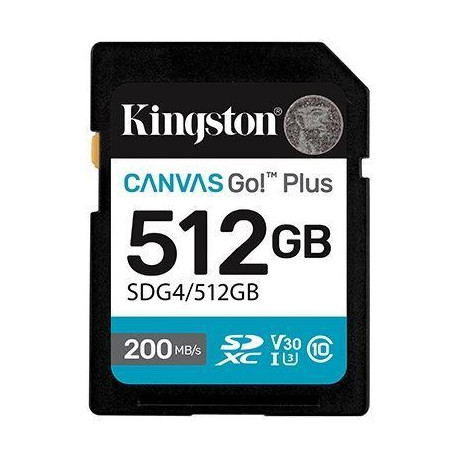 Kingston 512 GB Canvas Go! Plus SD Memory Card