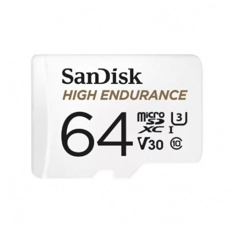 SanDisk High Endurance microSD Card - 64GB