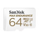 SanDisk MAX ENDURANCE microSD Card - 64GB