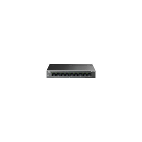 TP-Link LS109P 9-Port 10/100 Mbps Desktop Switch with 8-Port PoE+, 8× 10/100 Mbps PoE+ Ports, 1× 10/