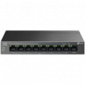 TP-Link LS109P 9-Port 10/100 Mbps Desktop Switch with 8-Port PoE+, 8× 10/100 Mbps PoE+ Ports, 1× 10/
