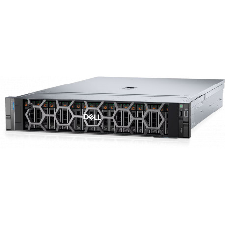 DELL EMC PowerEdge R760xs, 8x3.5", Xeon Silver 4410Y 2.0G 12C/24T, 16GB RDIMM 5600 ECC, 2.4TB SAS 10