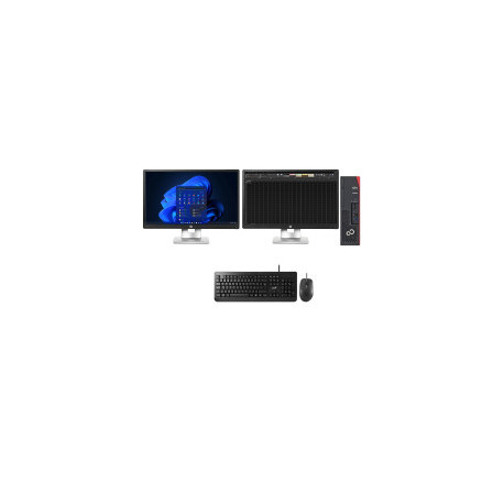 Fujitsu Esprimo D738 Core i5-8500, 16GB DDR4 + 2 x 24'' HP E240