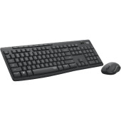 Tipkovnica + Miš Logitech MK295 Silent combo bežični Graphite HR 920-009800