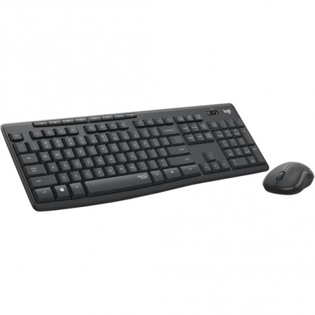 Tipkovnica + Miš Logitech MK295 Silent combo bežični Graphite HR 920-009800