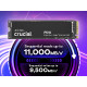 SSD 1TB M.2 80mm PCI-e 5.0 x4 NVMe, CRUCIAL P510 (CT1000P510SSD8)