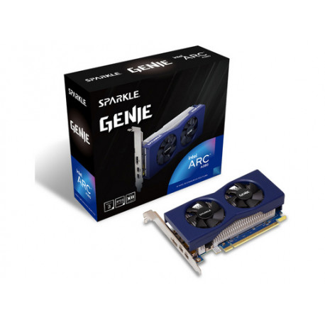 Grafična kartica Intel ARC A380 GENIE, 6GB GDDR6, PCIe 4.0 x8, 2x mDisplayPort, 1x HDMI, Sparkle