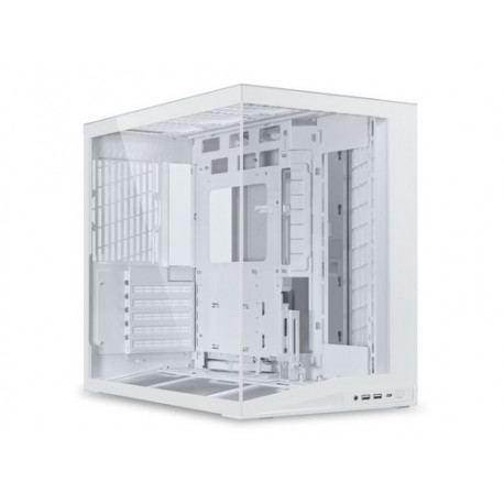Računalniško ohišje Lian Li O11 Dynamic Mini V2, ATX, Midi-Tower, kaljeno steklo, belo