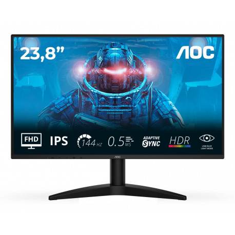 AOC 24B36X 23,8", HDMI, DP, 144Hz, 0,5ms