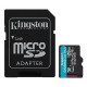 Kingston microSD, Canvas Go! Plus, R200/W100,128GB