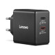LENOVO Dual USB-C 65W GaN Charger Black
